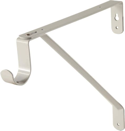 metal shelf and rod brackets|adjustable shelf rod support bracket.